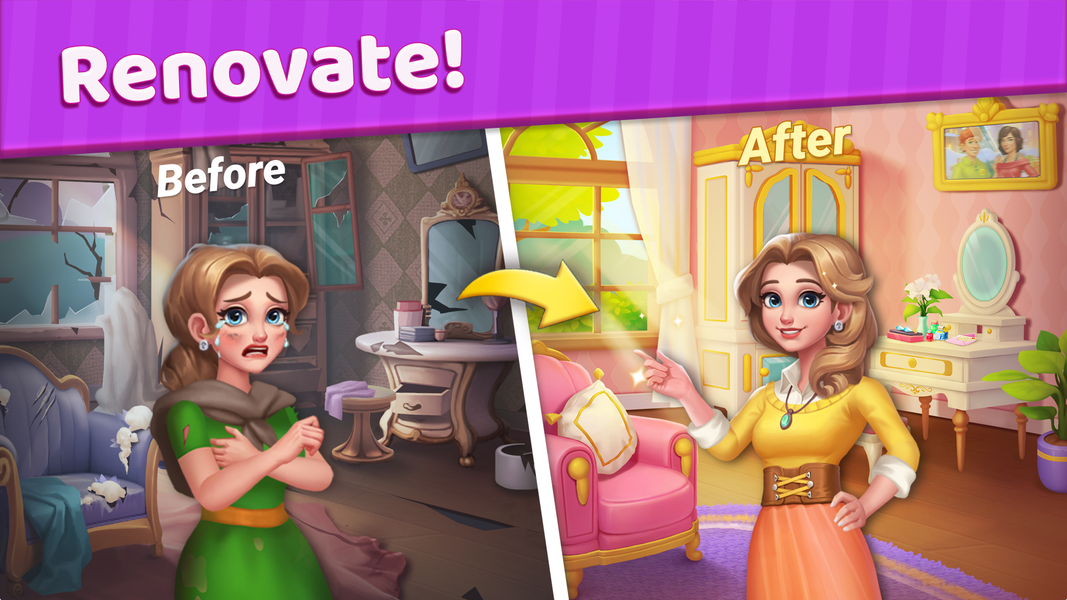 Tile Match Story: Pin Master - Gameplay image of android game