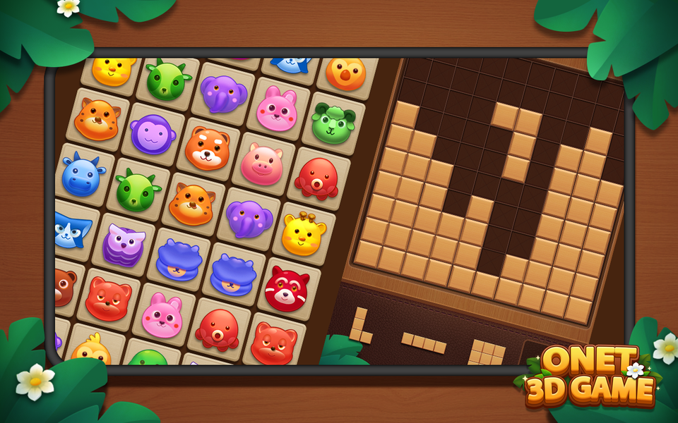 Tile Match-Brain Puzzle Games - Gameplay image of android game