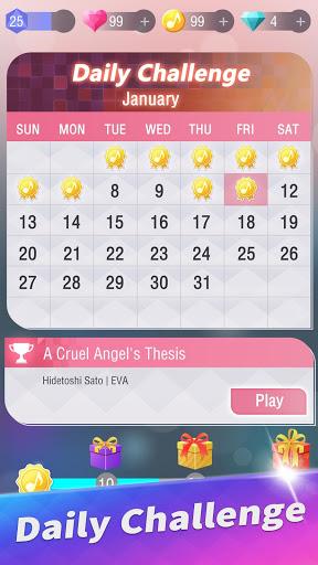 Piano Tiles 3: Anime & Pop - Gameplay image of android game