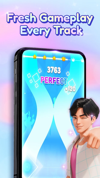 Kpop Tiles: Piano Rhythm Game - عکس بازی موبایلی اندروید