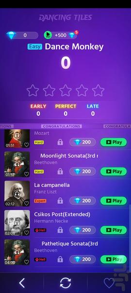 Tiles2 Magic Piano, Perfect 2025 - Gameplay image of android game