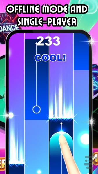 Tiles Piano Game ۴ - عکس بازی موبایلی اندروید