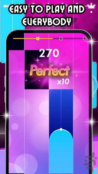 Tiles Piano Game ۴ - عکس بازی موبایلی اندروید