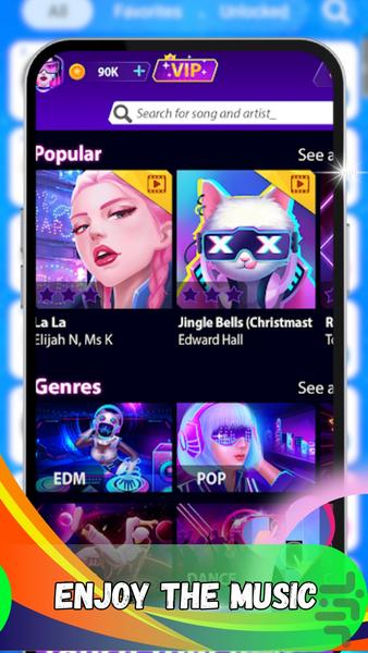 Tiles Magic ۲۰۲۴- پیانوی حرفه ای💞 - عکس بازی موبایلی اندروید