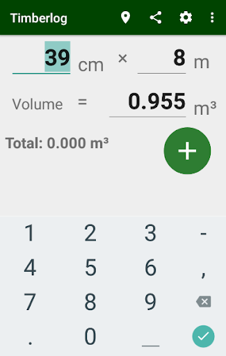 Timberlog - Timber calculator - Image screenshot of android app