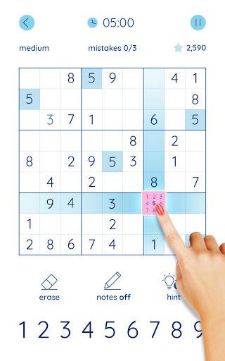 Easy Sudoku - Play Fun Sudoku Puzzles! - Gameplay image of android game