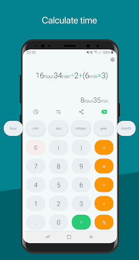 Time and Hours Calculator - Image screenshot of android app