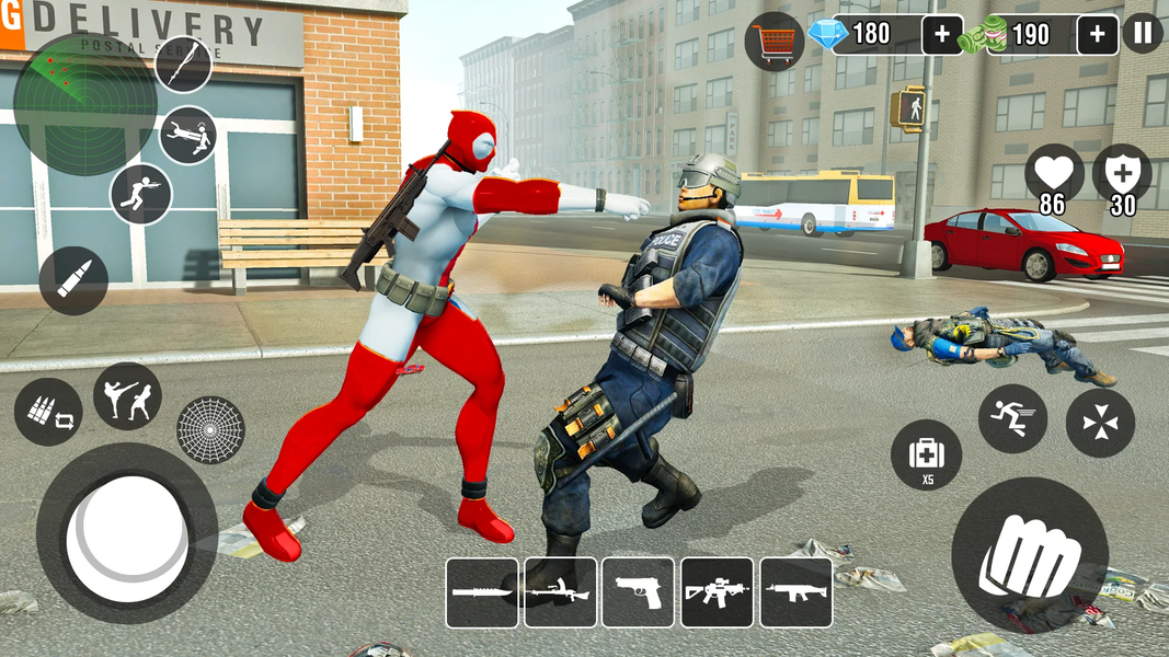 Miami Hero: Rope Hero Spider - عکس بازی موبایلی اندروید