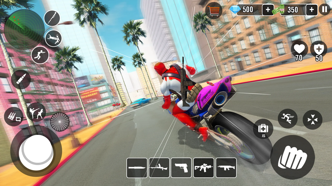 Miami Hero: Rope Hero Spider - عکس بازی موبایلی اندروید