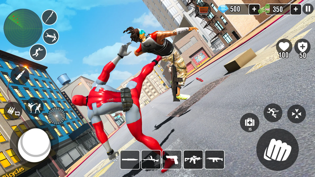 Miami Hero: Rope Hero Spider - عکس بازی موبایلی اندروید