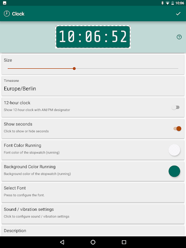 Floating Timer - clock, timer and stopwatch - عکس برنامه موبایلی اندروید