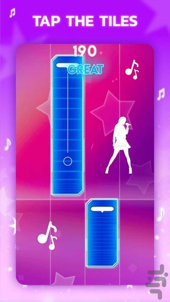 Classic Music ۳ Tiles - موزیک پیانو - عکس بازی موبایلی اندروید