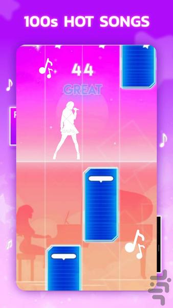 Classic Music ۳ Tiles - موزیک پیانو - عکس بازی موبایلی اندروید