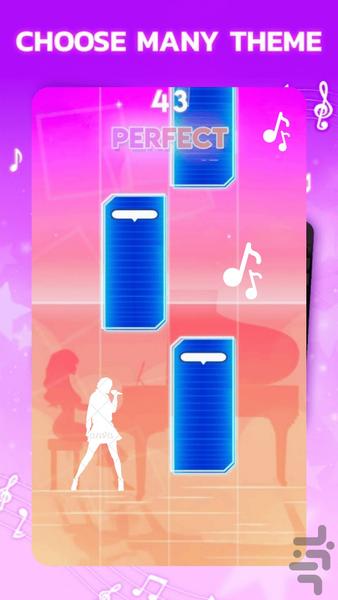 Classic Music ۳ Tiles - موزیک پیانو - عکس بازی موبایلی اندروید
