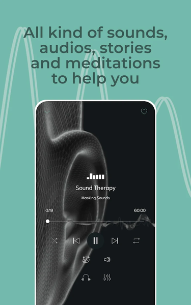 Tinnitus - Relief & Therapy - Image screenshot of android app