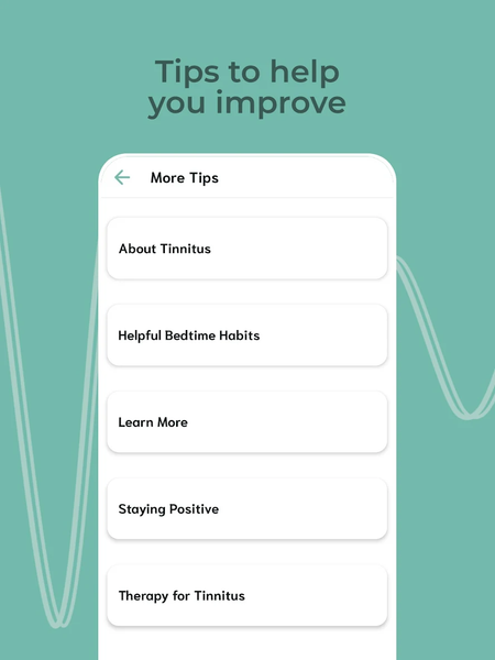 Tinnitus - Relief & Therapy - Image screenshot of android app