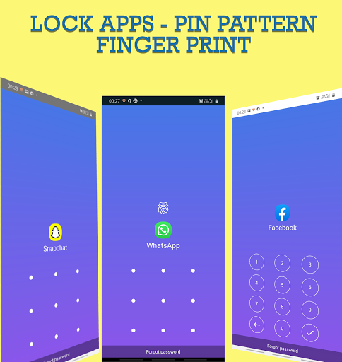 AppLocker - Lock Apps PIN, Pattern Fingerprint - Image screenshot of android app