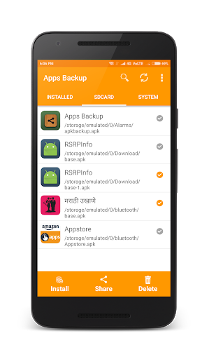 App Backup - عکس برنامه موبایلی اندروید