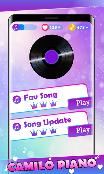 Camilo Piano Music Tiles - Gameplay image of android game