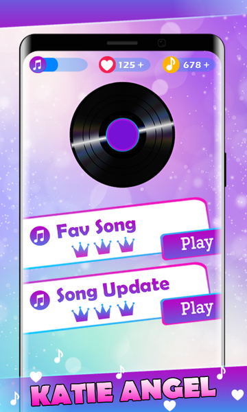 Katie Angel Piano Tiles - عکس بازی موبایلی اندروید
