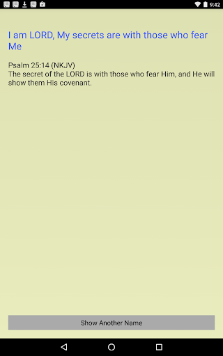 365NamesofGod read description - Image screenshot of android app