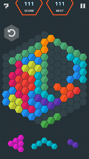 HexaMania Puzzle - Gameplay image of android game
