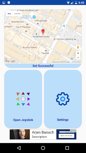 Fake GPS with Joystick - عکس برنامه موبایلی اندروید