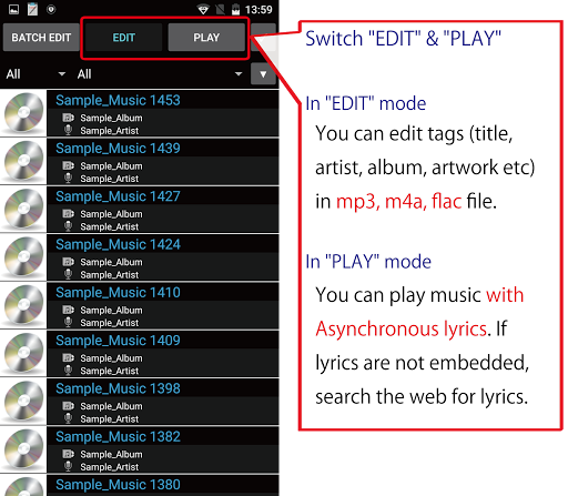 TK Music Tag Editor - Image screenshot of android app