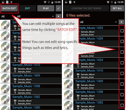 TK Music Tag Editor - Image screenshot of android app