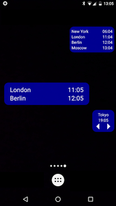 World Clock & Widget - عکس برنامه موبایلی اندروید