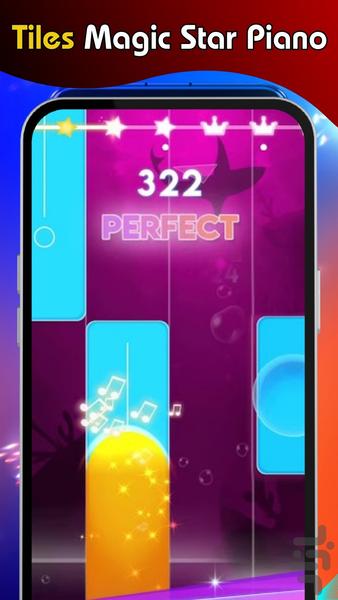Music Tap Tiles 2024 - پیانوی من - Gameplay image of android game