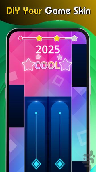 Music Tap Tiles 2024 - پیانوی من - Gameplay image of android game
