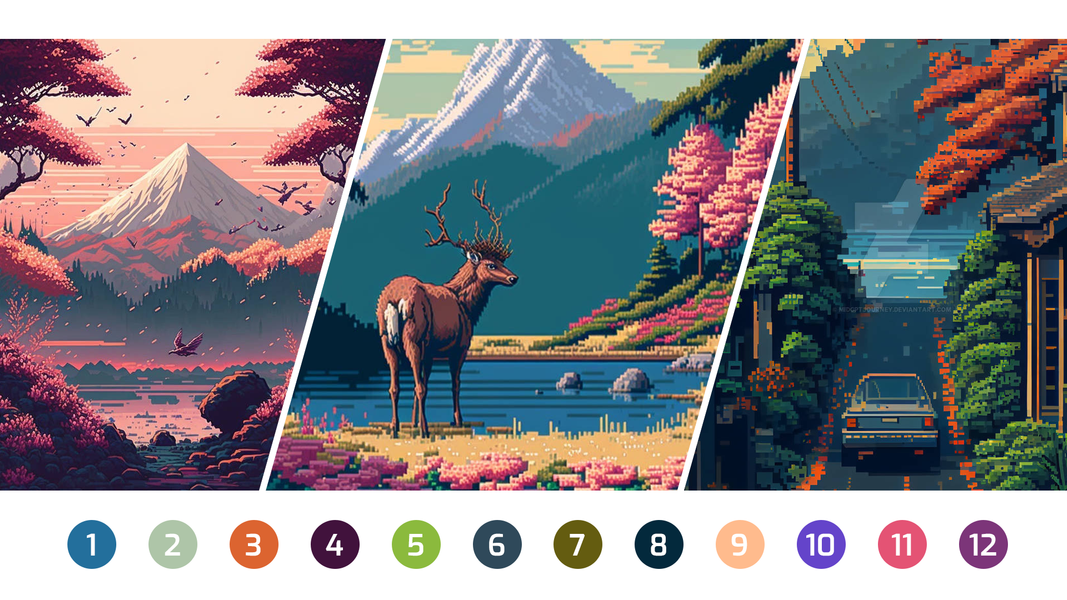 Pixel Paint: Color By Number - عکس بازی موبایلی اندروید