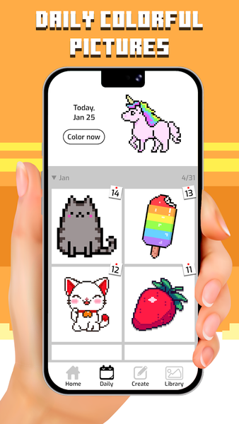 Pixel Paint: Color By Number - عکس بازی موبایلی اندروید