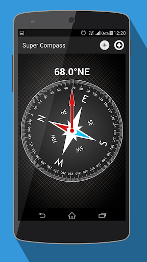 Compass for Android App Simple - عکس برنامه موبایلی اندروید
