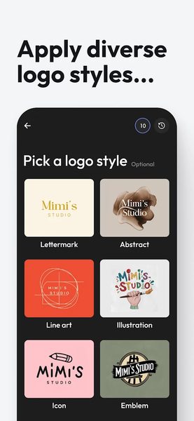 Logofy AI Logo Maker & Creator - Image screenshot of android app