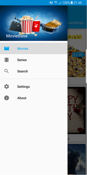 MovieBase - Image screenshot of android app