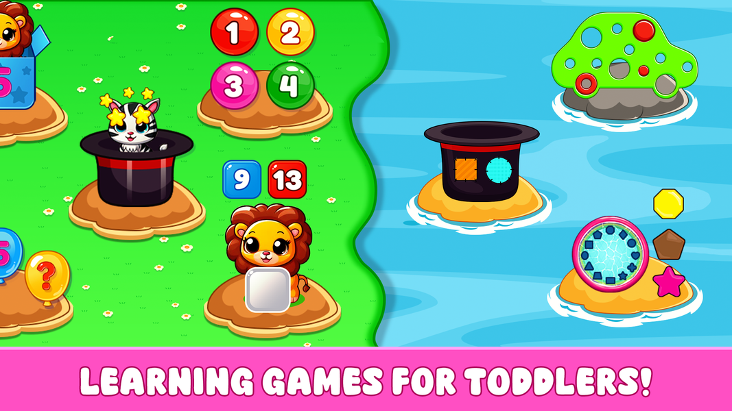 Toddler Games: 2-5 Year Olds - Gameplay image of android game