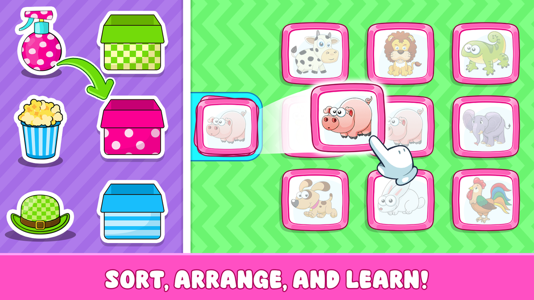 Toddler Games: 2-5 Year Olds - Gameplay image of android game