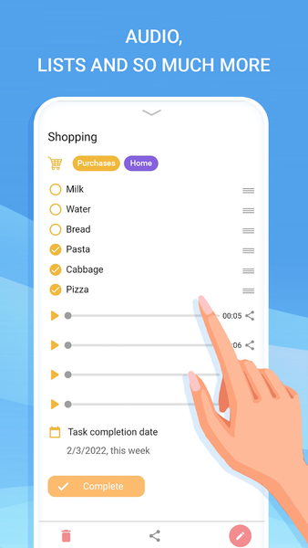 To-do list - tasks planner - عکس برنامه موبایلی اندروید