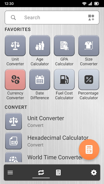 Calculer - Calculator - عکس برنامه موبایلی اندروید