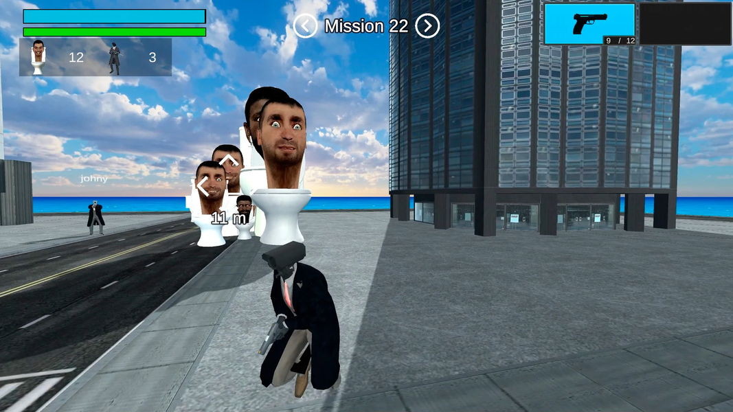 Bonk brainrots italian memes - Gameplay image of android game