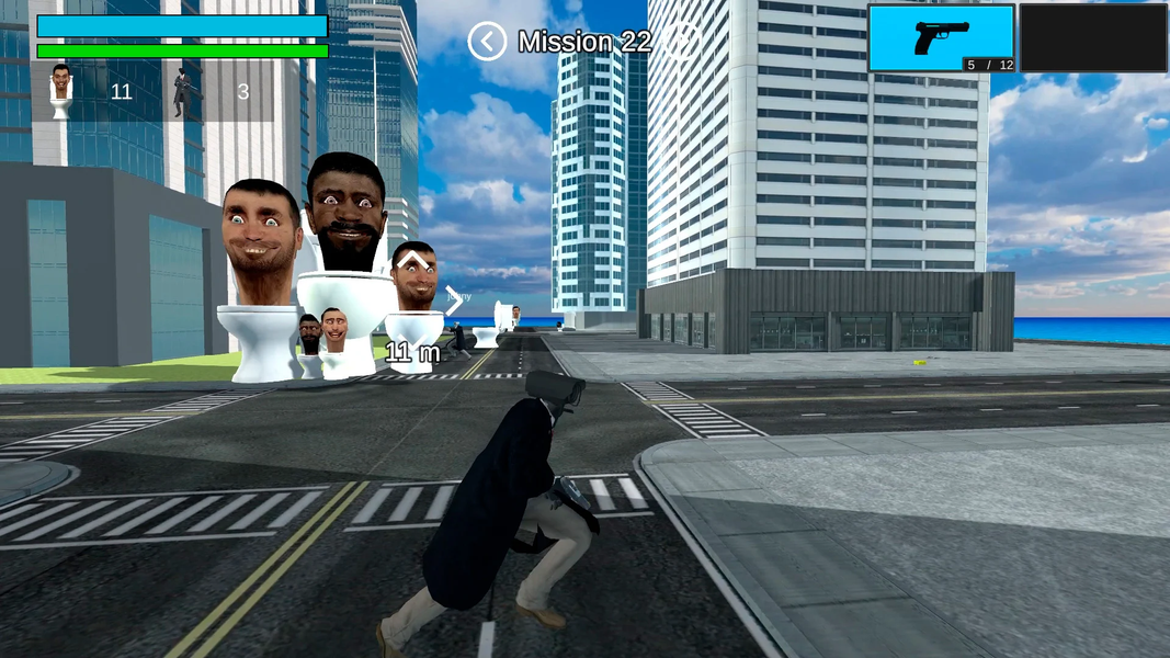 Bonk brainrots italian memes - Gameplay image of android game