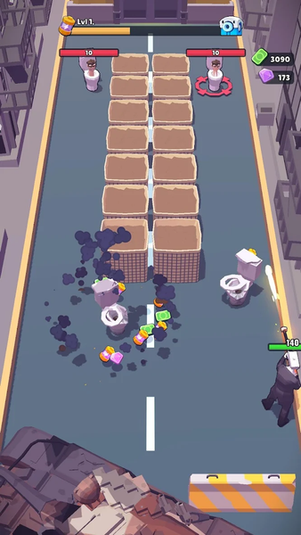 Toilet attack: SCBD vs Camera - عکس بازی موبایلی اندروید