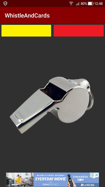Whistle, Yellow & Red Card - Image screenshot of android app