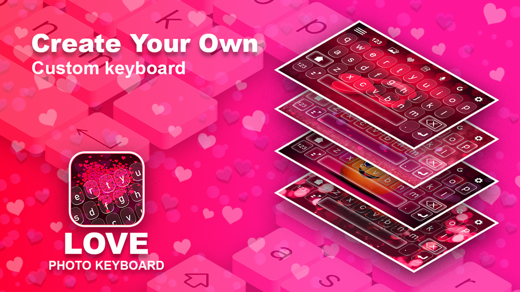 Love Photo Keyboard Theme 2023 - عکس برنامه موبایلی اندروید