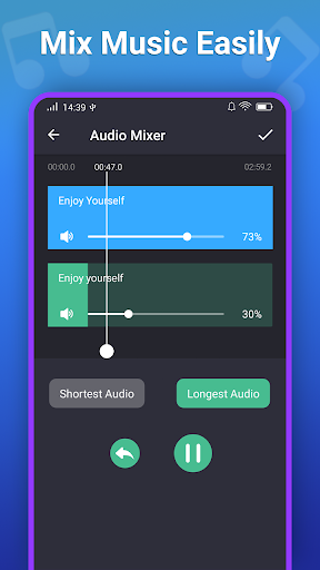 Ringtone Maker & MP۳ Cutter - عکس برنامه موبایلی اندروید