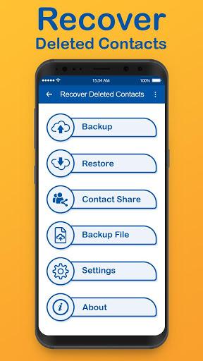 Recover All Deleted Contact & Sync - عکس برنامه موبایلی اندروید