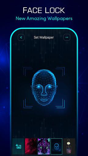 Face Screen Lock Prank - Image screenshot of android app
