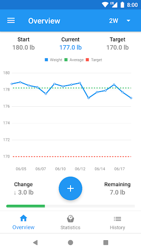 BMI Calculator & Weight Loss Tracker - Image screenshot of android app